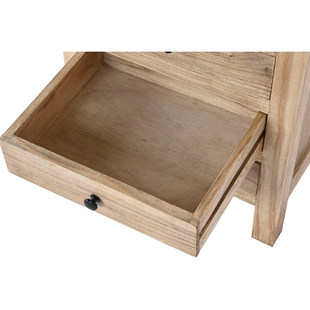 Cajonera de madera de mindi en marrón, 45 x 35 x 75 cm — imagen 3