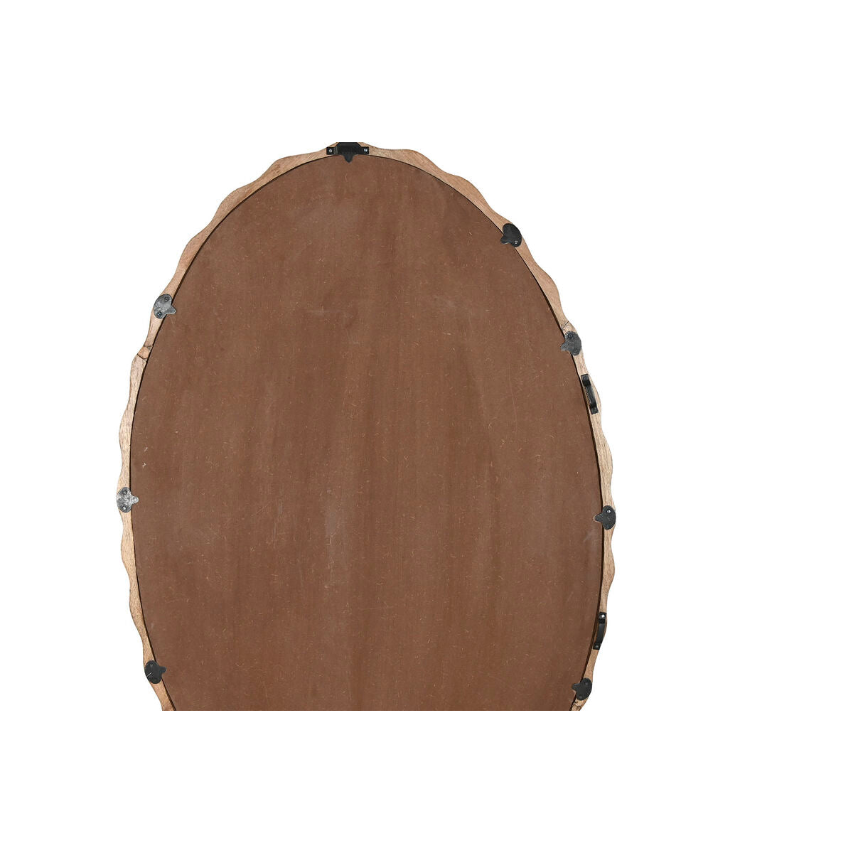 Espejo de pared ovalado cottage marrón, 76 x 3 x 117 cm — imagen 5
