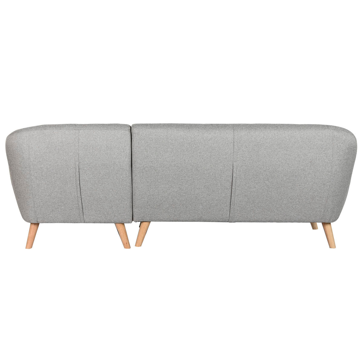 Sofá chaise longue tapizado en poliéster, diseño Scandi, 226 cm — imagen 9