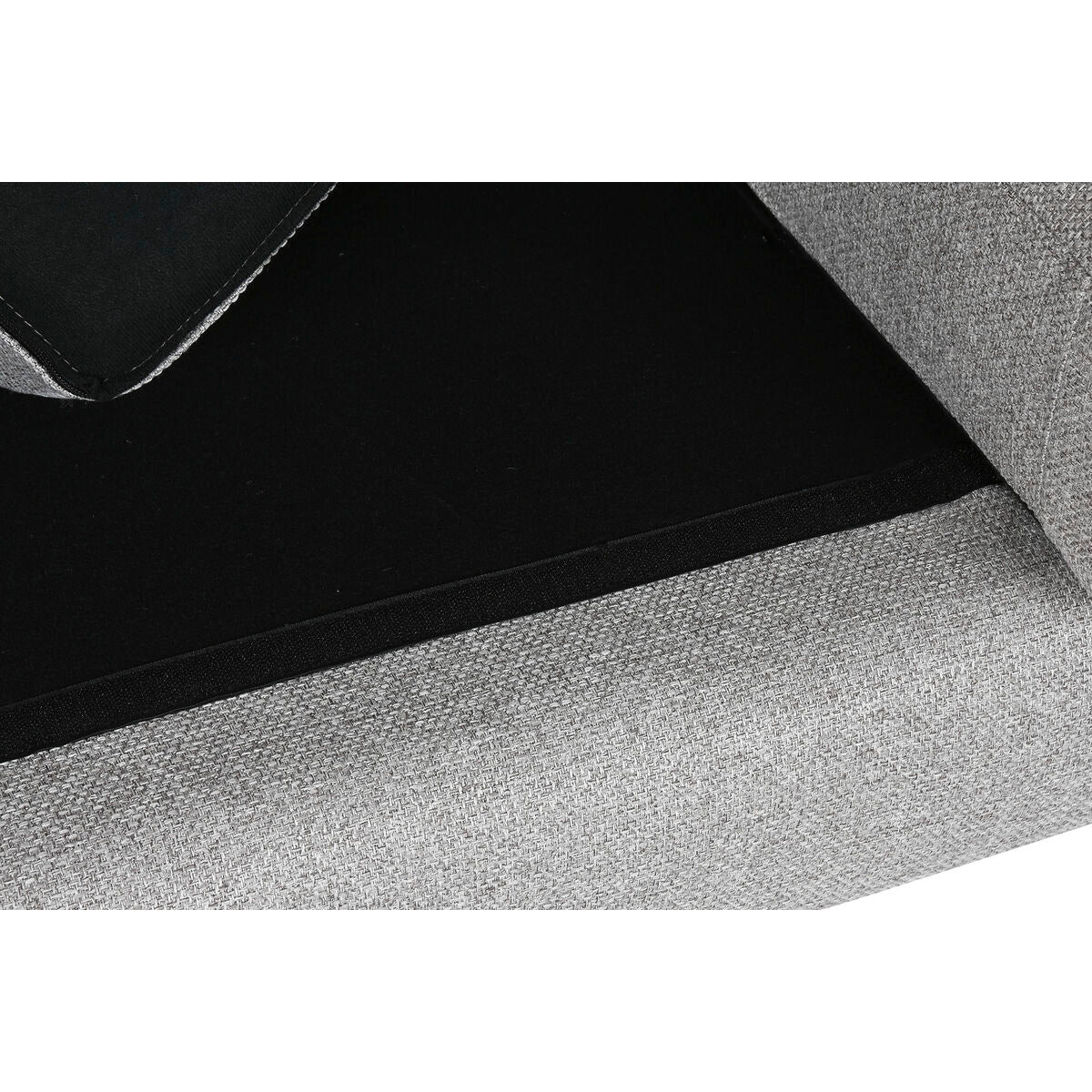 Sofá chaise longue tapizado en poliéster, diseño Scandi, 226 cm — imagen 4