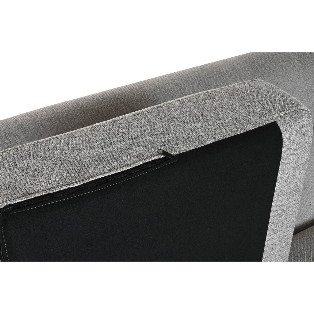 Sofá chaise longue tapizado en poliéster, diseño Scandi, 226 cm — imagen 5