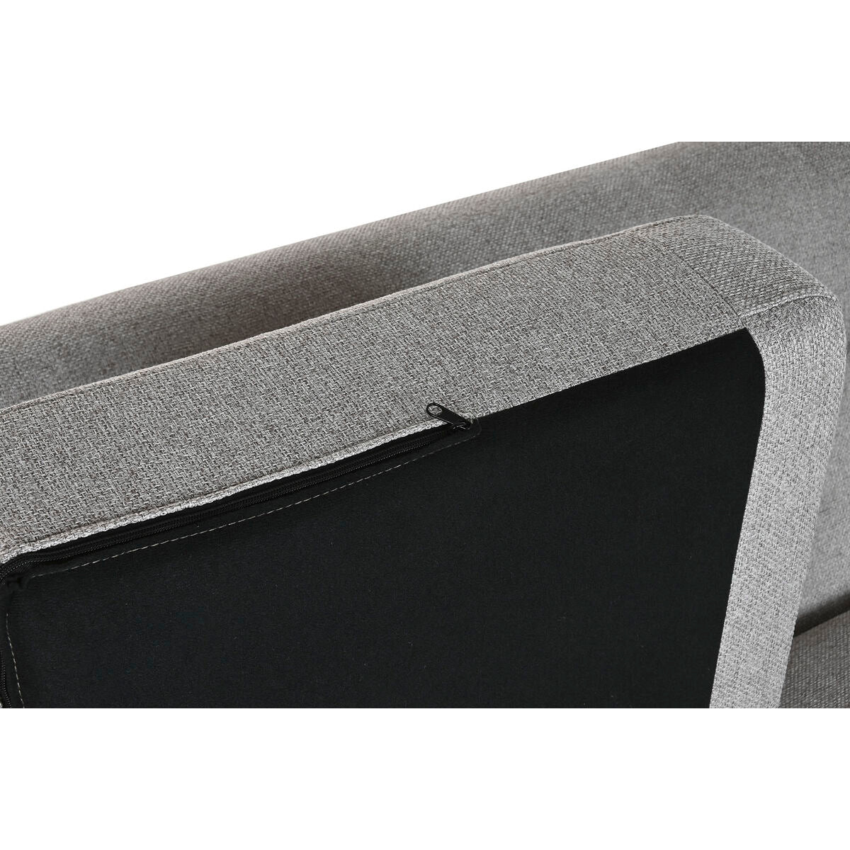 Sofá chaise longue tapizado en poliéster, diseño Scandi, 226 cm — imagen 5