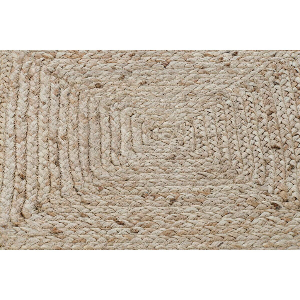 Alfombra de poliéster y yute en marrón, 160 x 230 cm — imagen 3