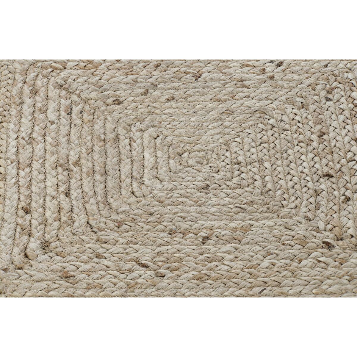 Alfombra de poliéster y yute en marrón, 160 x 230 cm — imagen 3