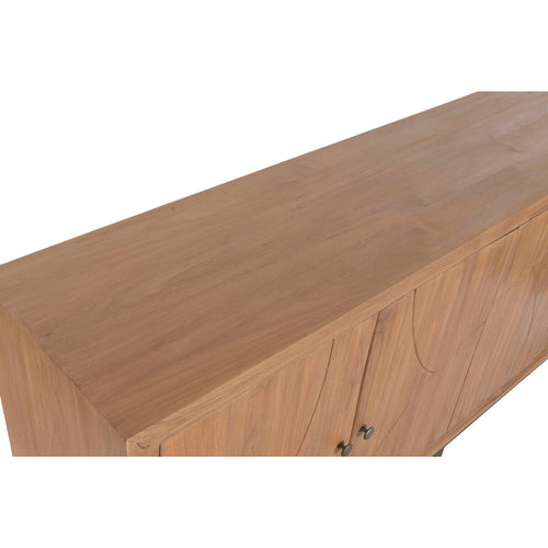 Aparador de teca y madera MDF, estilo tropical, 180 x 40 x 85 cm — imagen 2