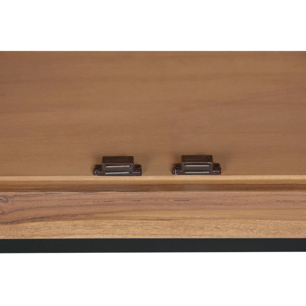 Aparador de teca y madera MDF, estilo tropical, 180 x 40 x 85 cm — imagen 5