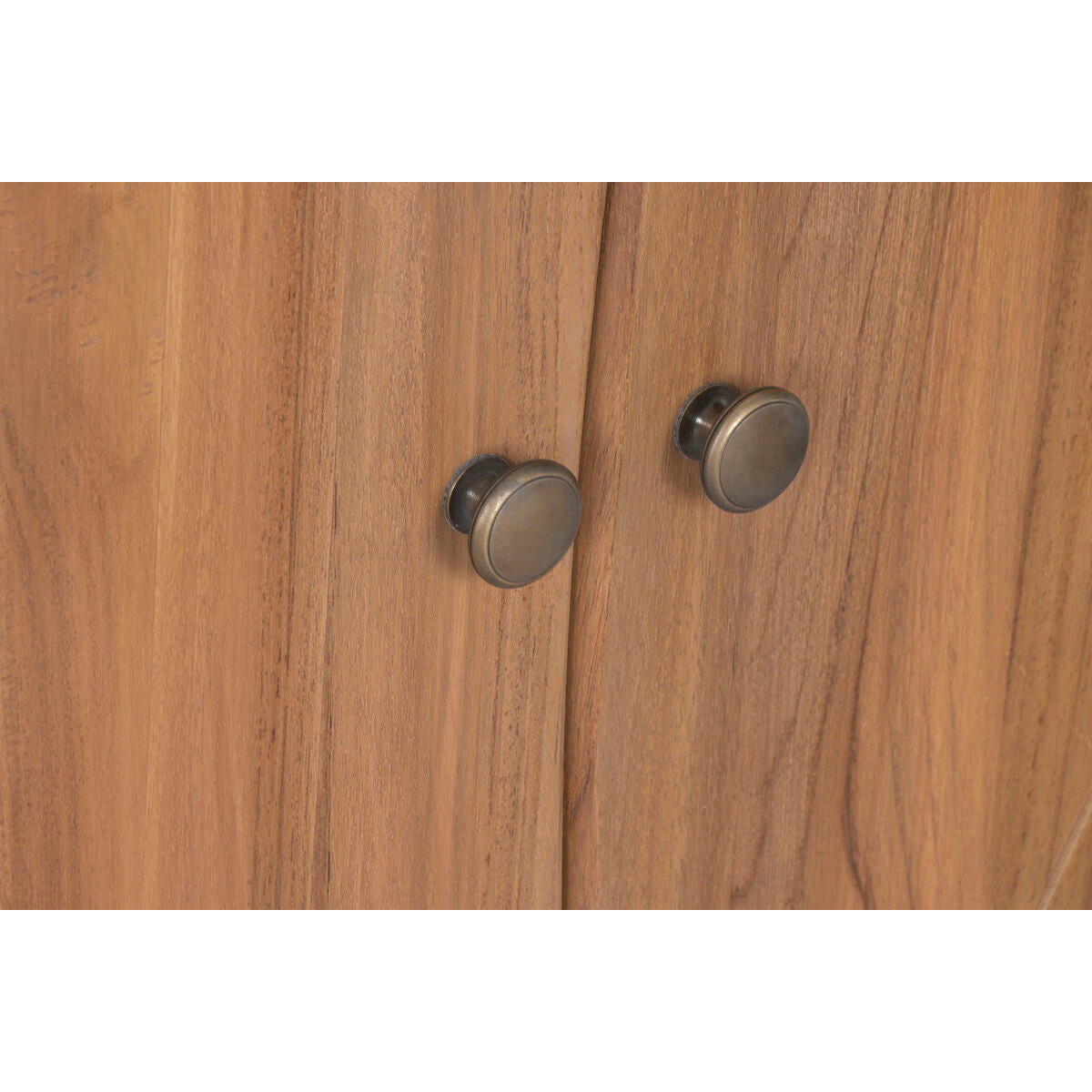Aparador de teca y madera MDF, estilo tropical, 180 x 40 x 85 cm — imagen 6