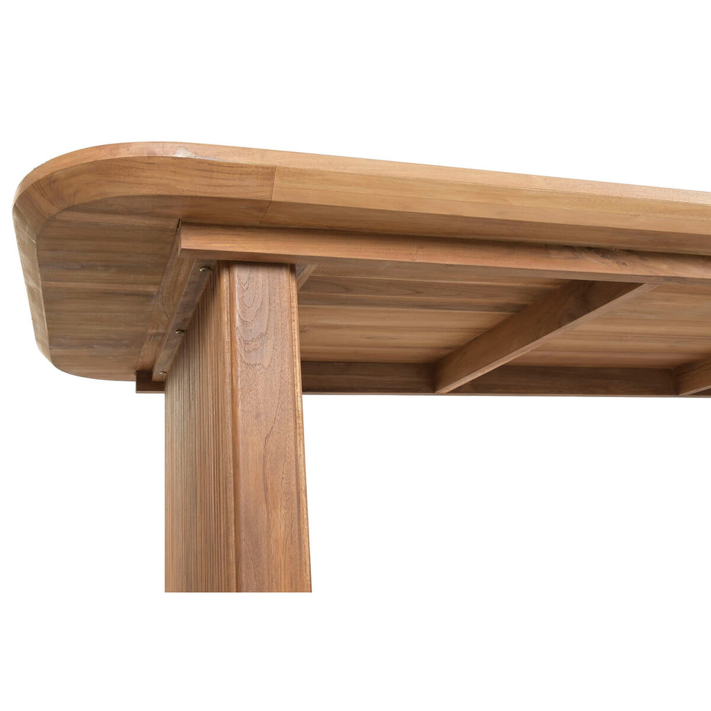 Mesa de comedor de teca de diseño natural, 250 cm — imagen 5