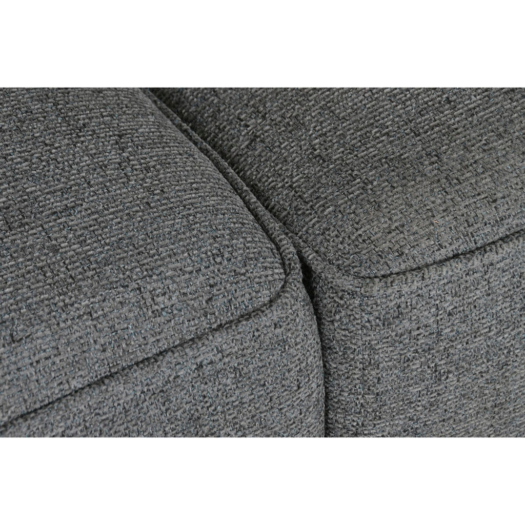 Sofá modular tapizado en poliéster gris oscuro — imagen 6