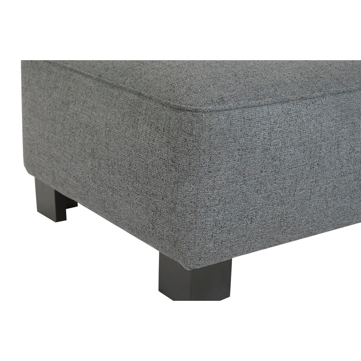 Sofá modular tapizado en poliéster gris oscuro — imagen 16