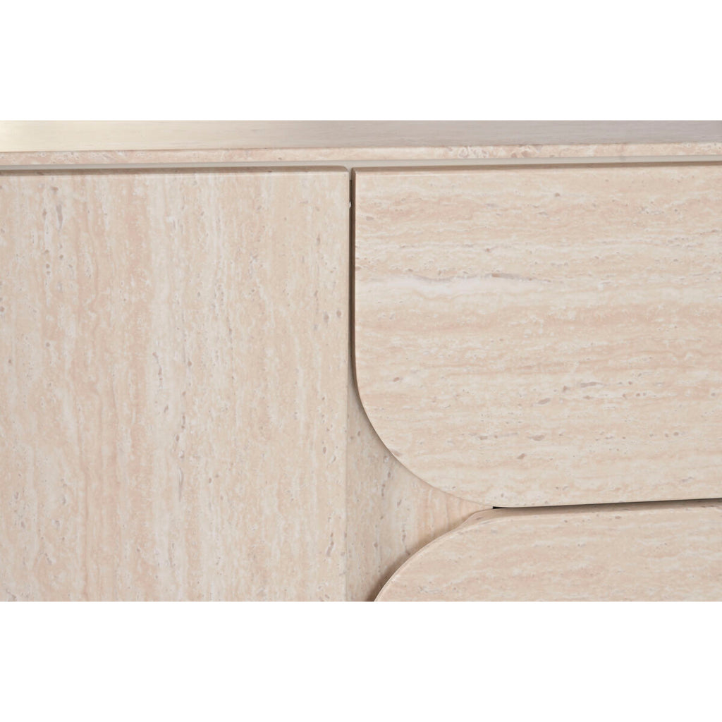 Aparador de madera beige, 2 puertas y 2 cajones, 162,6 cm — imagen 11