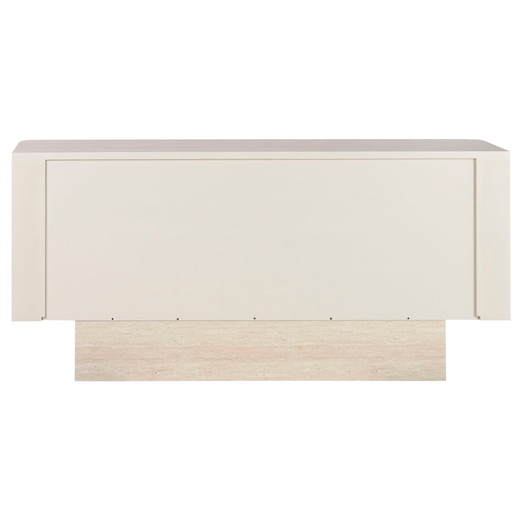 Aparador de madera beige, 2 puertas y 2 cajones, 162,6 cm — imagen 4