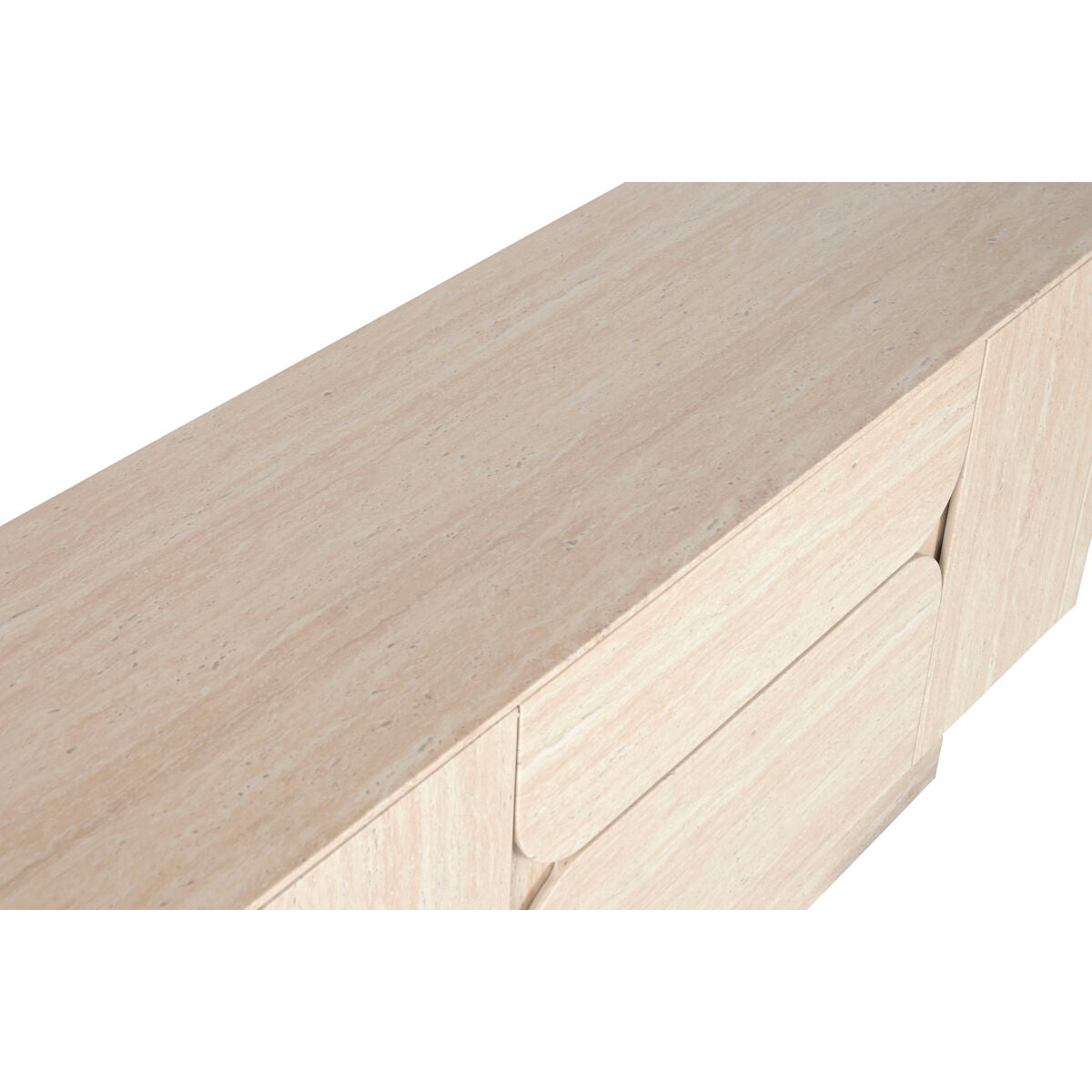 Aparador de madera beige, 2 puertas y 2 cajones, 162,6 cm — imagen 7