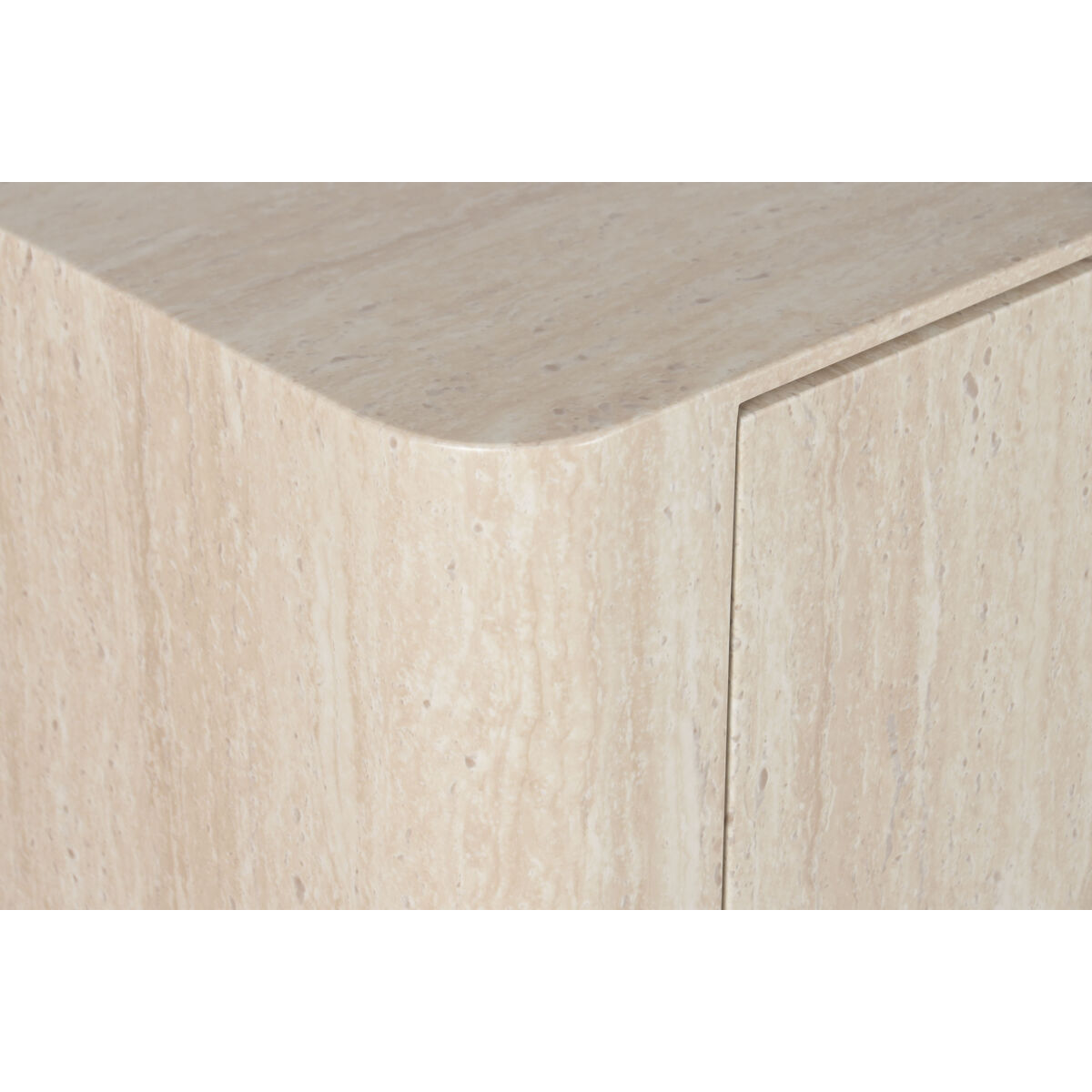 Aparador de madera beige, 2 puertas y 2 cajones, 162,6 cm — imagen 8