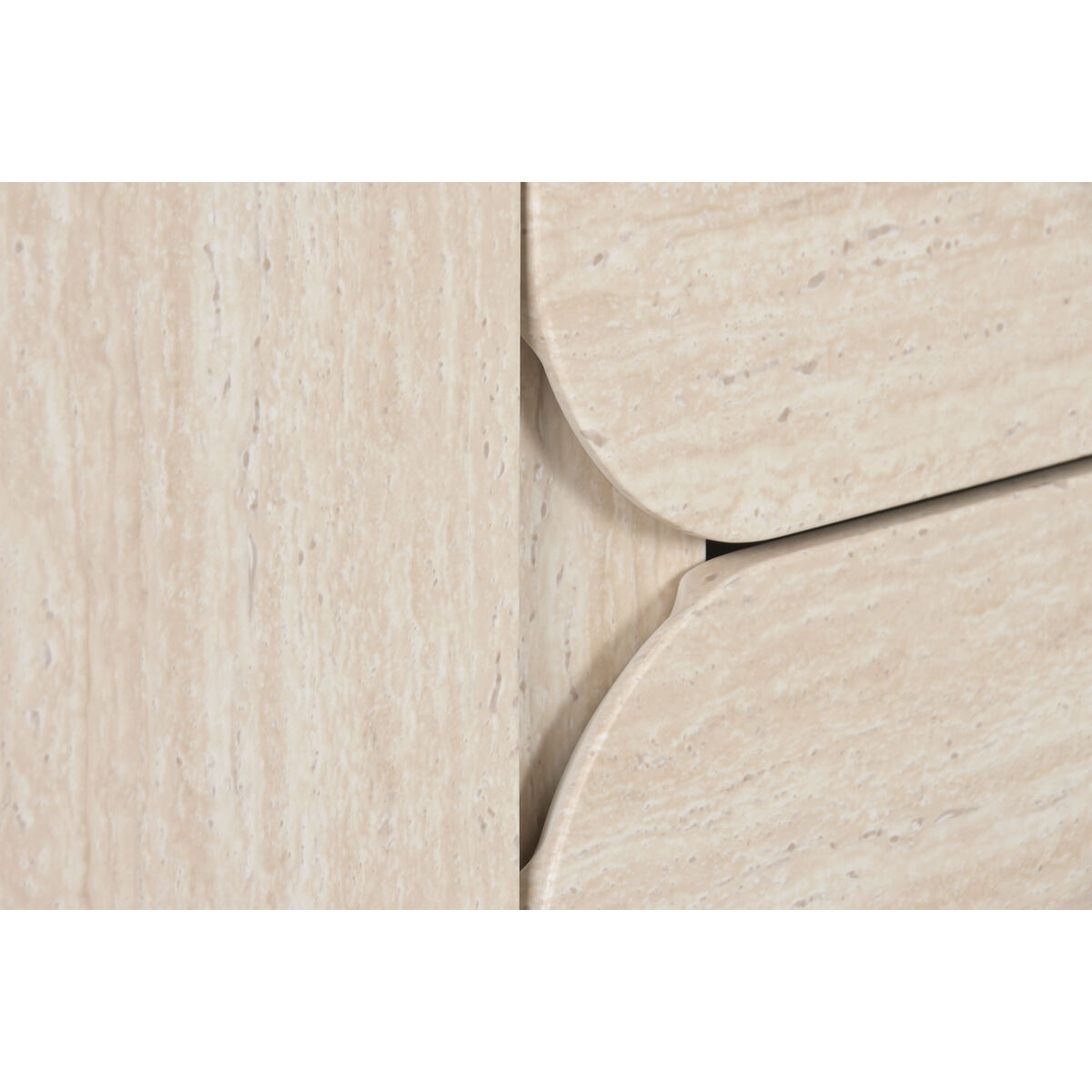 Aparador de madera beige, 2 puertas y 2 cajones, 162,6 cm — imagen 9