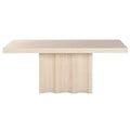 Mesa de comedor de madera, 180 x 90 x 76 cm
