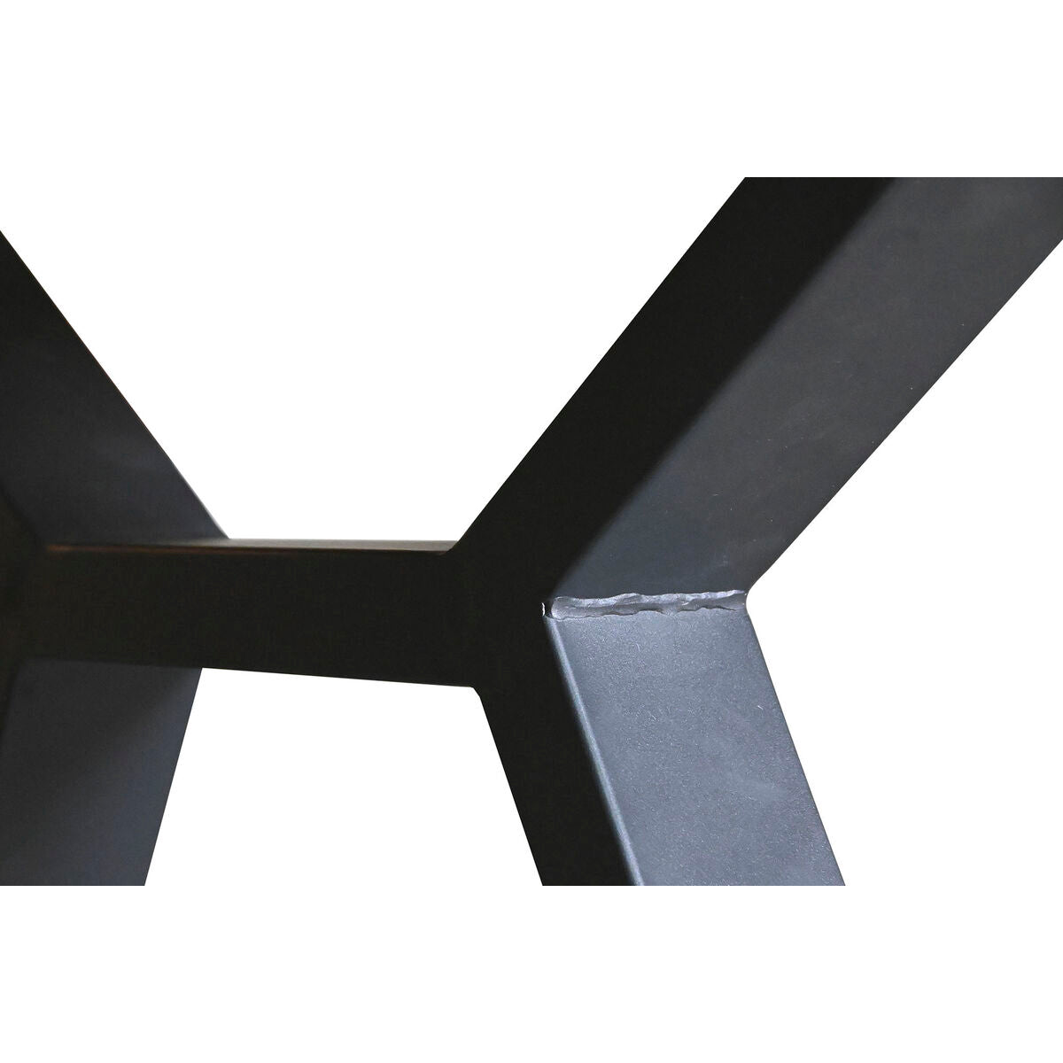 Mesa de comedor extensible de metal y madera MDF, 200 cm — imagen 13