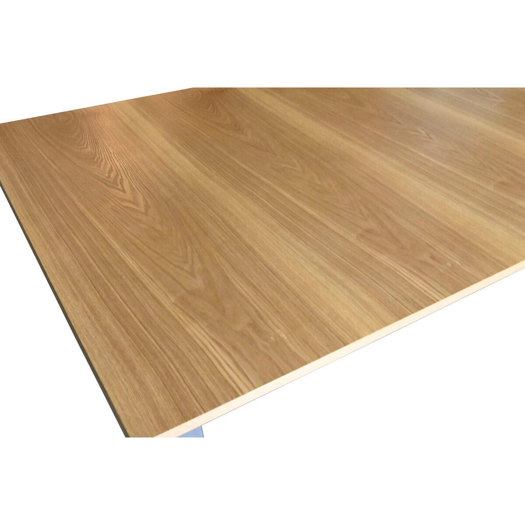 Mesa de comedor extensible de metal y madera MDF, 200 cm — imagen 17