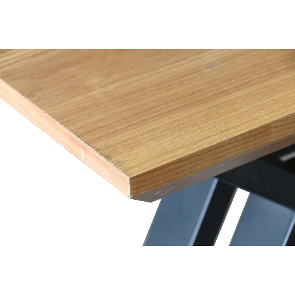 Mesa de comedor extensible de metal y madera MDF, 200 cm — imagen 2