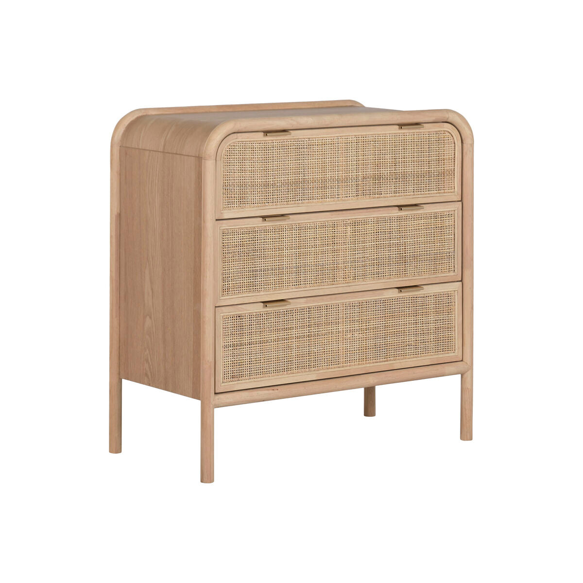 Cajonera de madera de abeto, diseño tropical, 79 cm