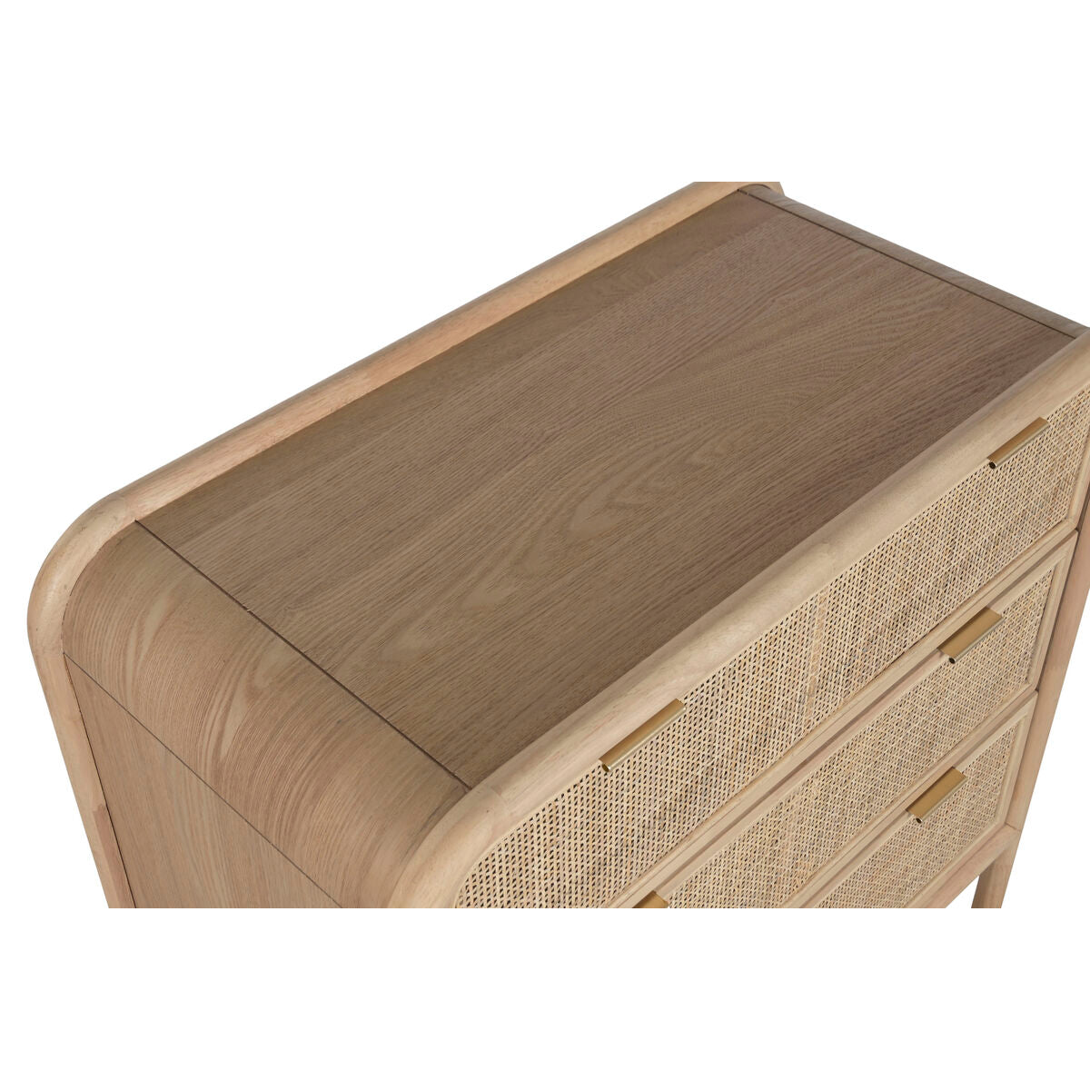 Cajonera de madera de abeto, diseño tropical, 79 cm — imagen 4