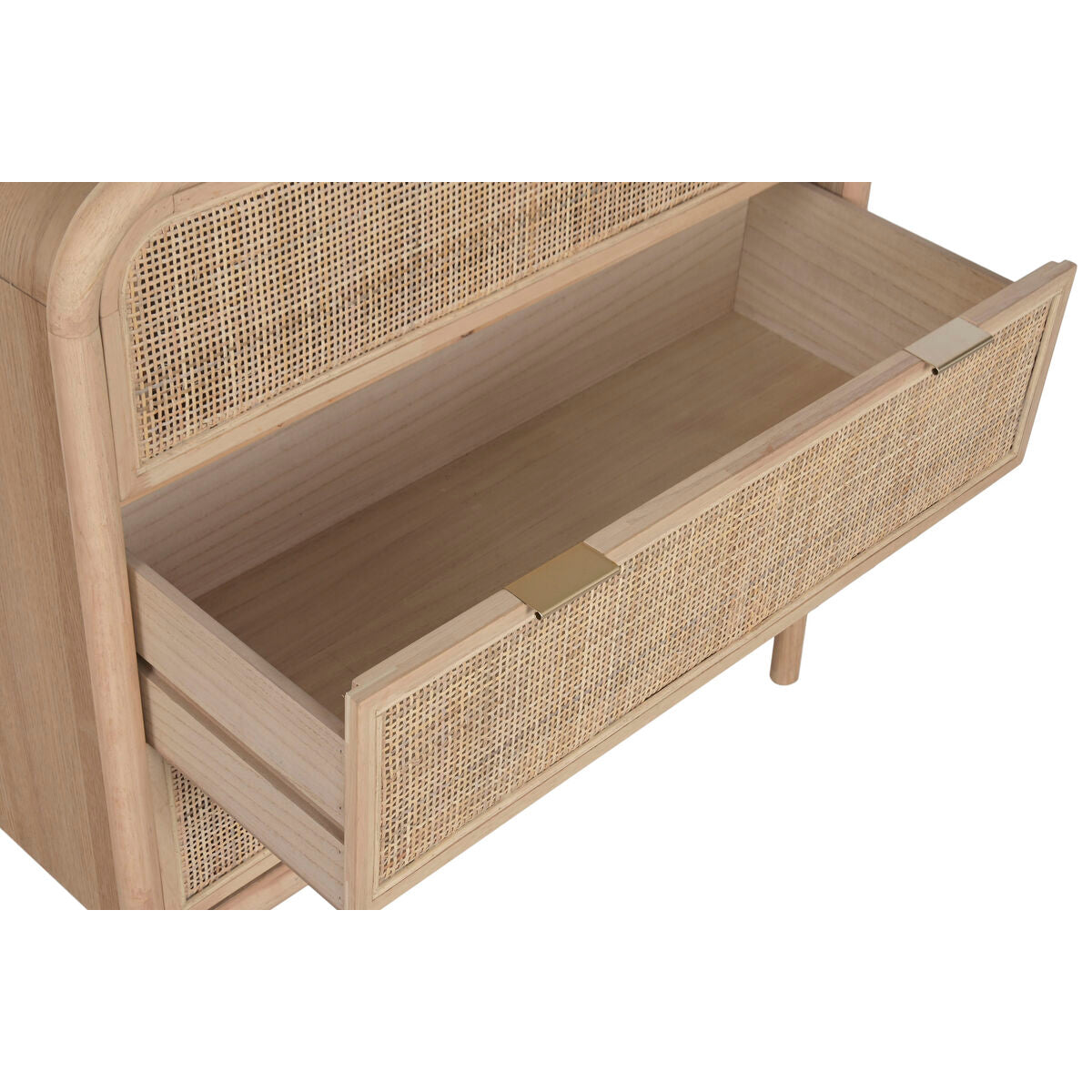 Cajonera de madera de abeto, diseño tropical, 79 cm — imagen 7
