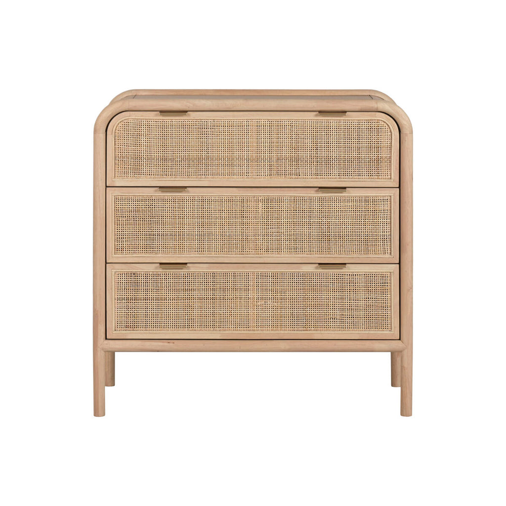 Cajonera de madera de abeto, diseño tropical, 79 cm — imagen 10