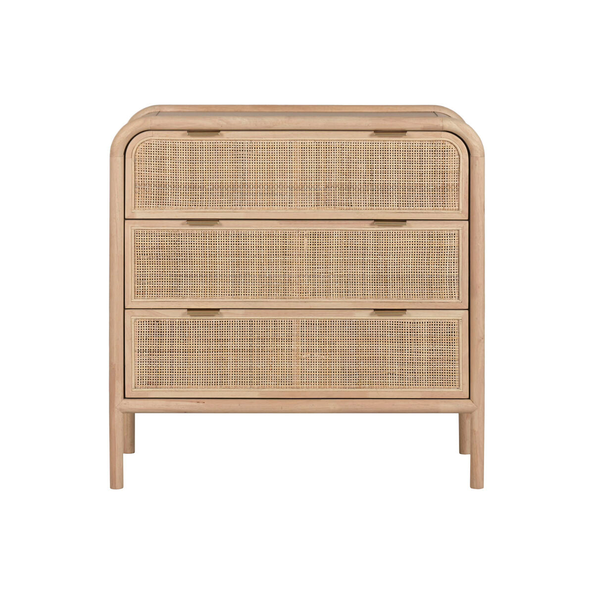Cajonera de madera de abeto, diseño tropical, 79 cm — imagen 10