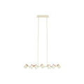 Foco de techo urbano blanco de madera y metal, 104 x 18 x 164 cm