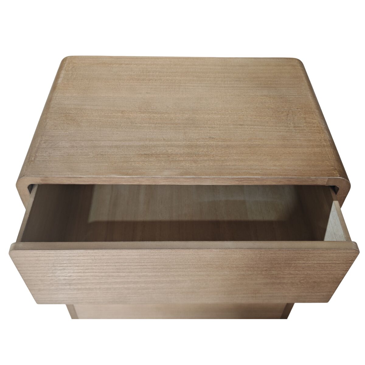 Cajonera de madera de paulonia marrón, 4 cajones, 60 cm — imagen 2