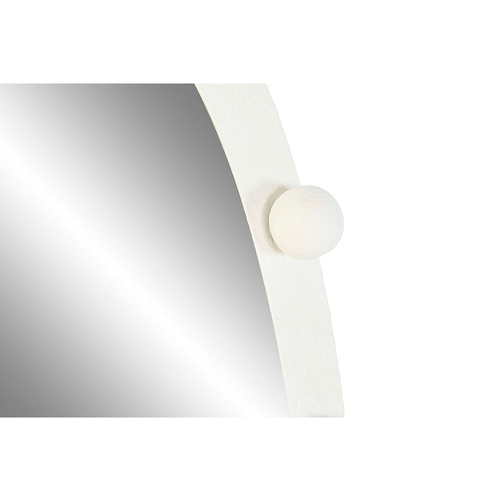 Espejo de pared con luz LED, blanco, diseño moderno — imagen 3