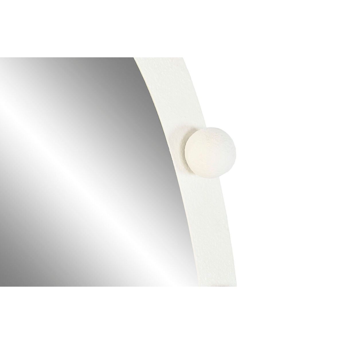 Espejo de pared con luz LED, blanco, diseño moderno — imagen 3