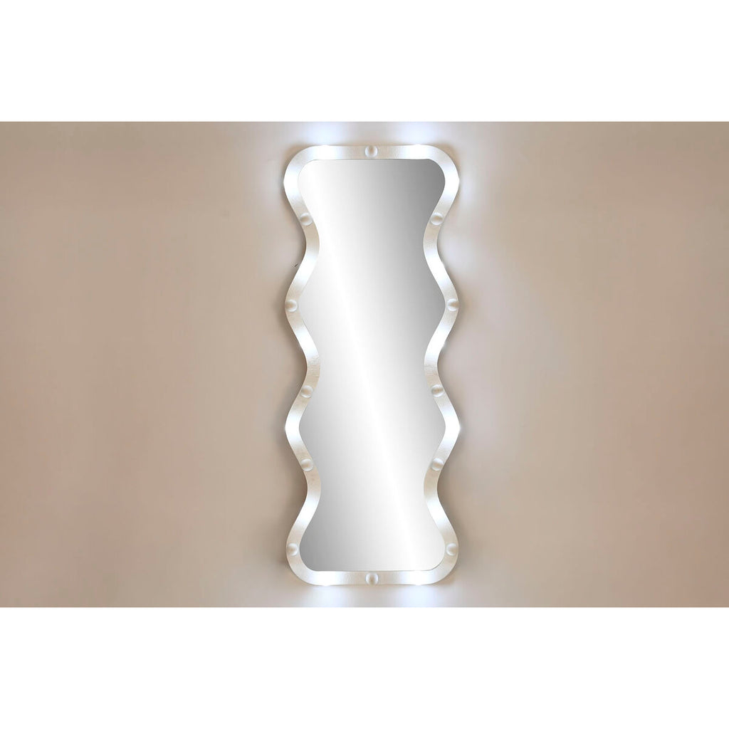 Espejo de pared rectangular con luz LED, blanco, 67x7,5x167cm — imagen 2