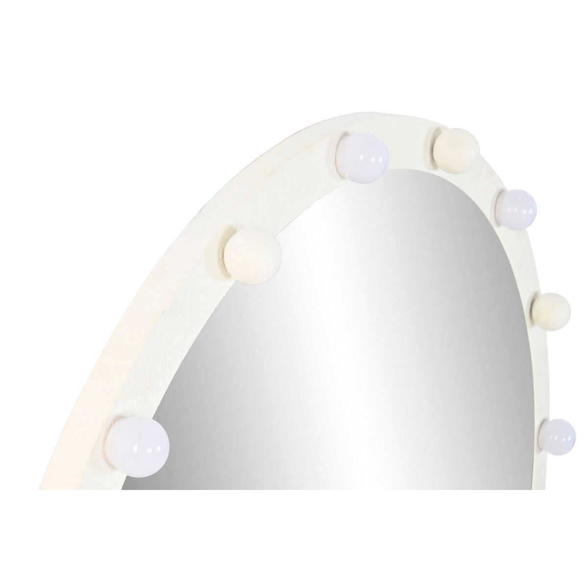 Espejo de pared redondo con luz LED, blanco, 100 cm — imagen 4