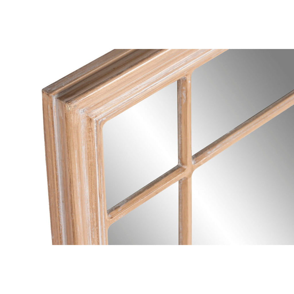 Espejo de pared ventana decapé natural, 68 x 4 x 128 cm — imagen 2