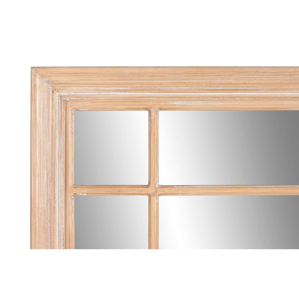 Espejo de pared ventana decapé natural, 68 x 4 x 128 cm — imagen 3