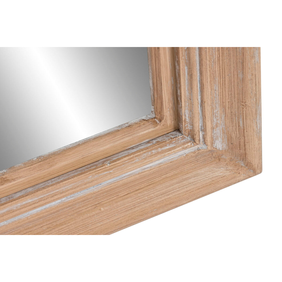 Espejo de pared ventana decapé natural, 68 x 4 x 128 cm — imagen 4