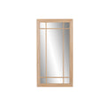 Espejo de pared ventana decapé natural, 68 x 4 x 128 cm