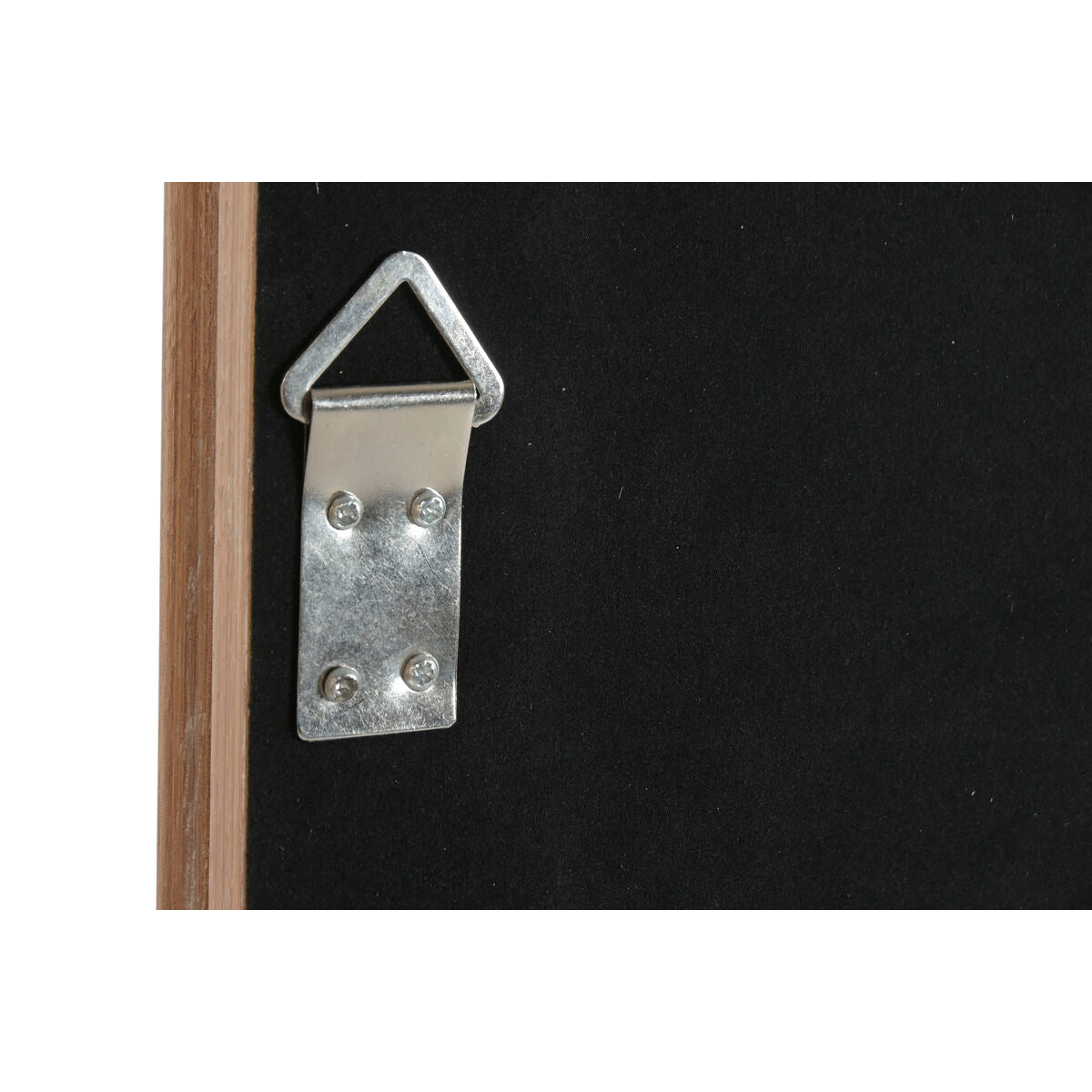 Espejo de pared tipo ventana en madera natural — imagen 5