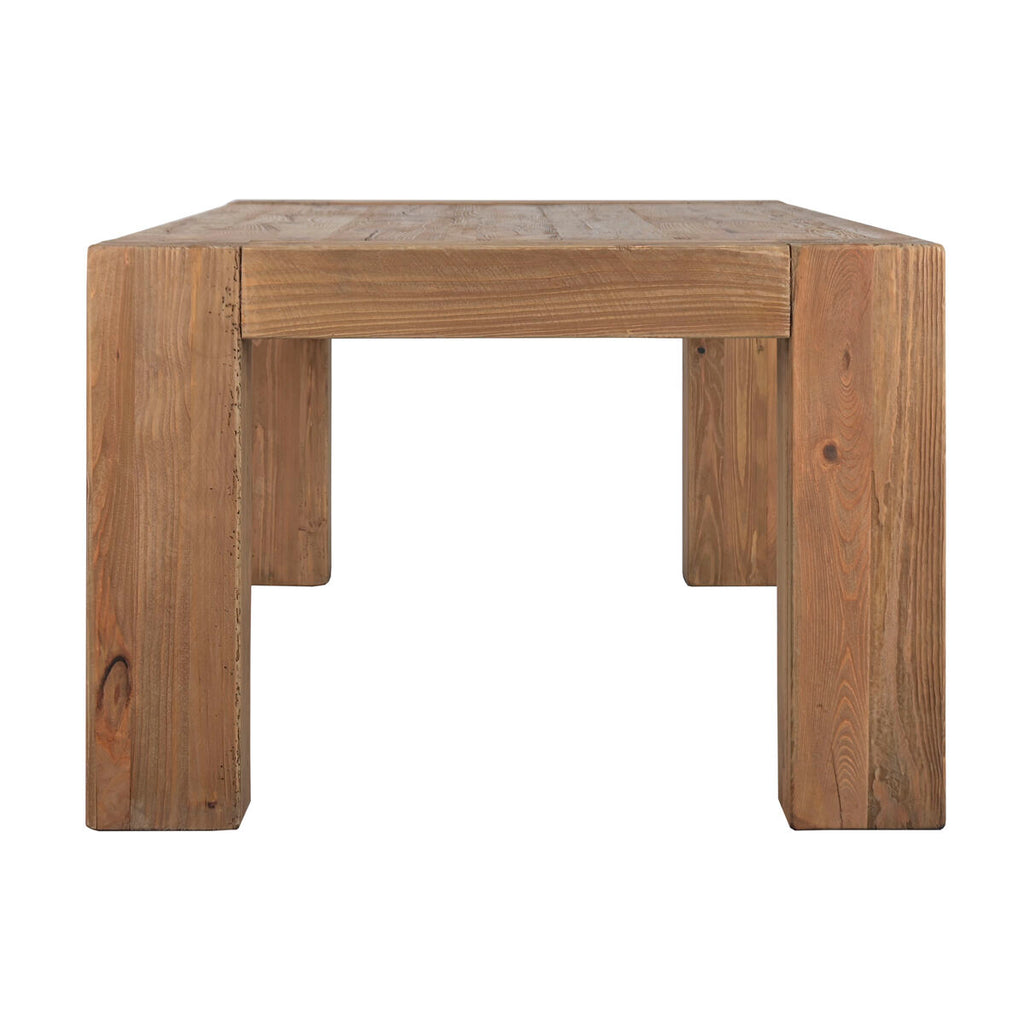 Mesa de comedor de pino y madera reciclada, 240 cm de ancho — imagen 2