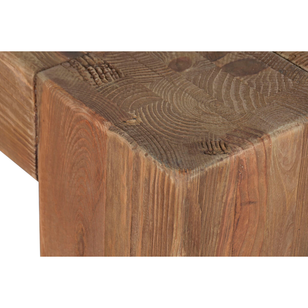 Mesa de comedor de pino y madera reciclada, 240 cm de ancho — imagen 4