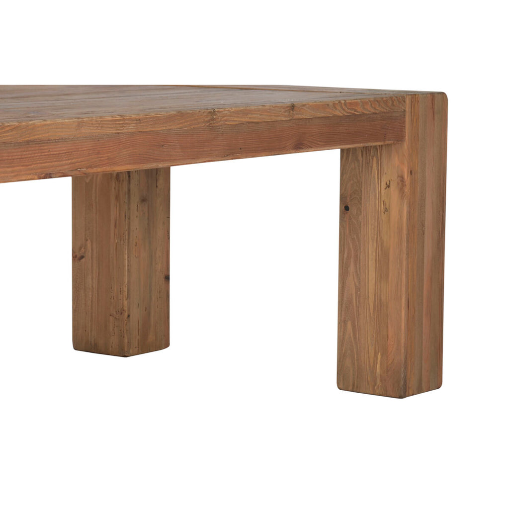 Mesa de comedor de pino y madera reciclada, 240 cm de ancho — imagen 6