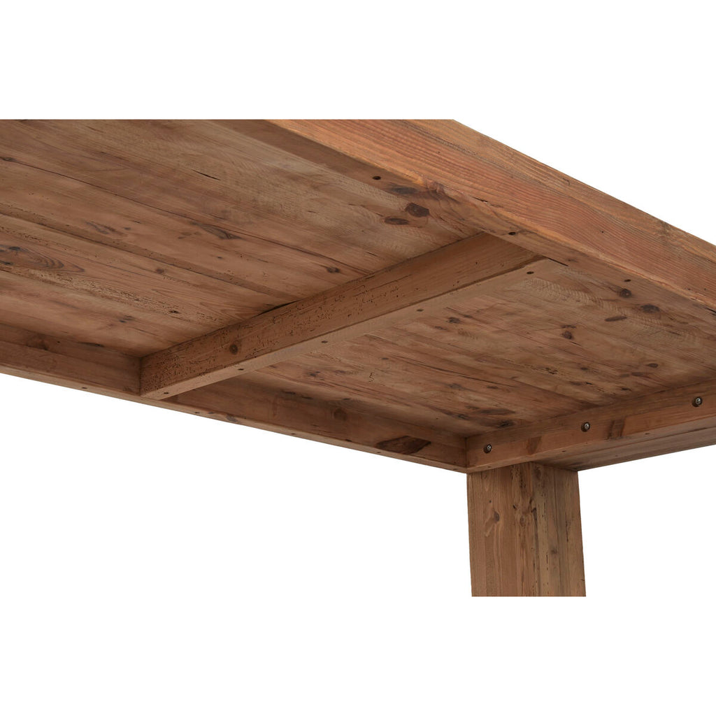 Mesa de comedor de pino y madera reciclada, 240 cm de ancho — imagen 7