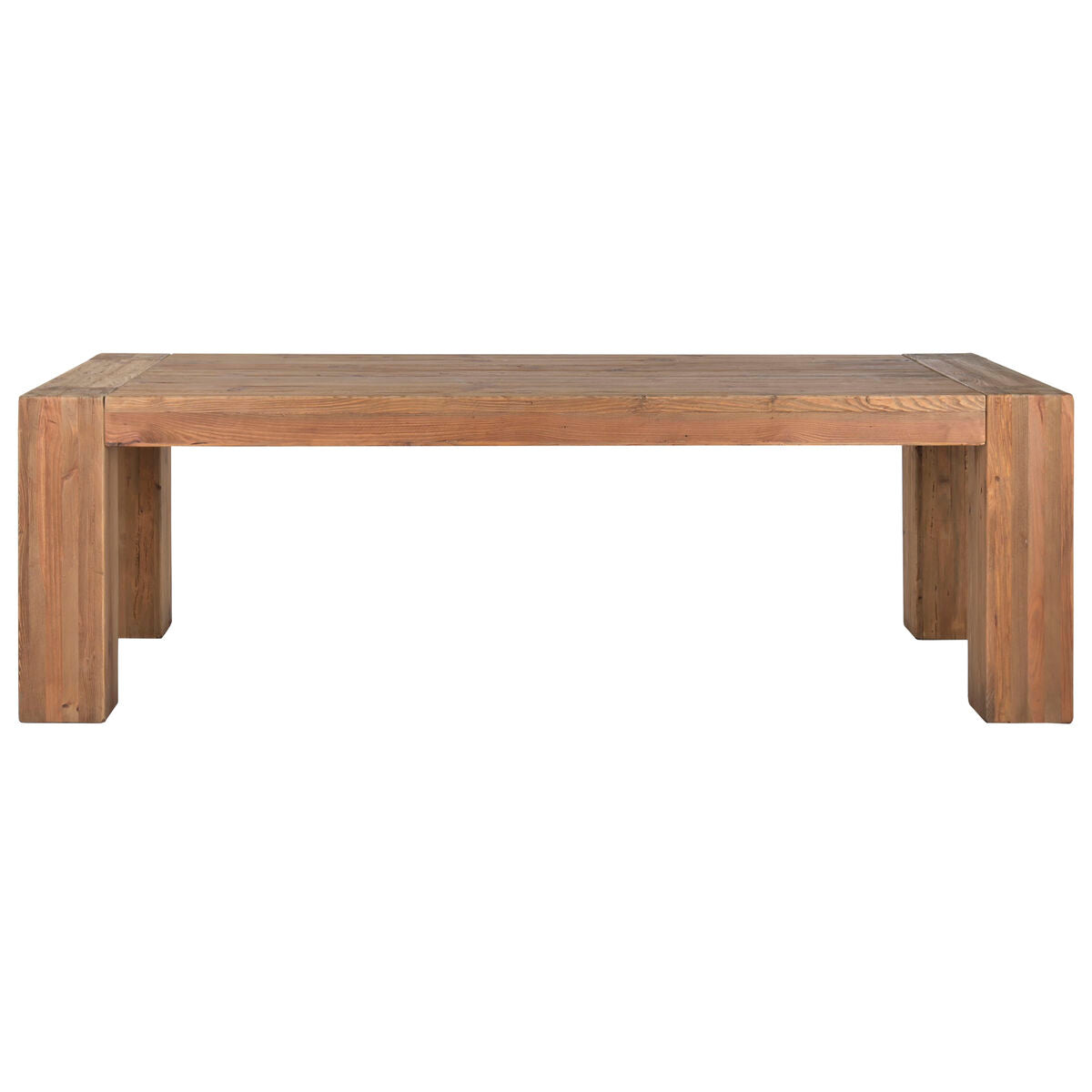 Mesa de comedor de pino y madera reciclada, 240 cm de ancho — imagen 9