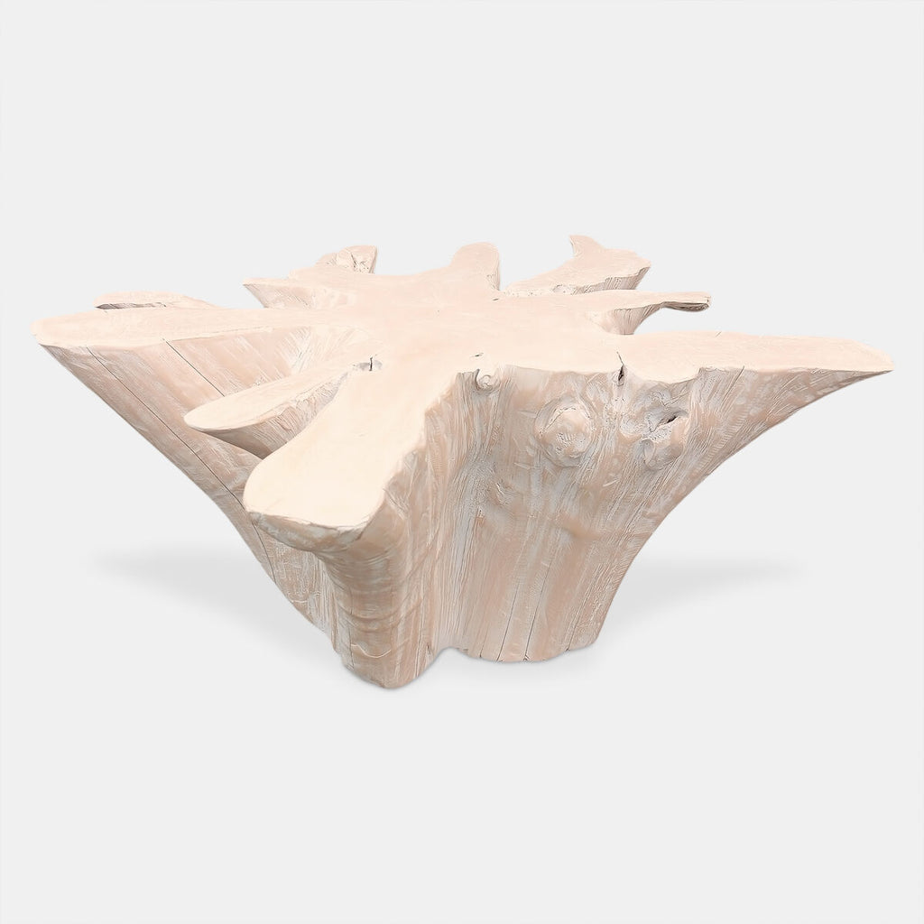 Mesa de centro de aluminio blanco, 90 x 90 x 44 cm — imagen 5