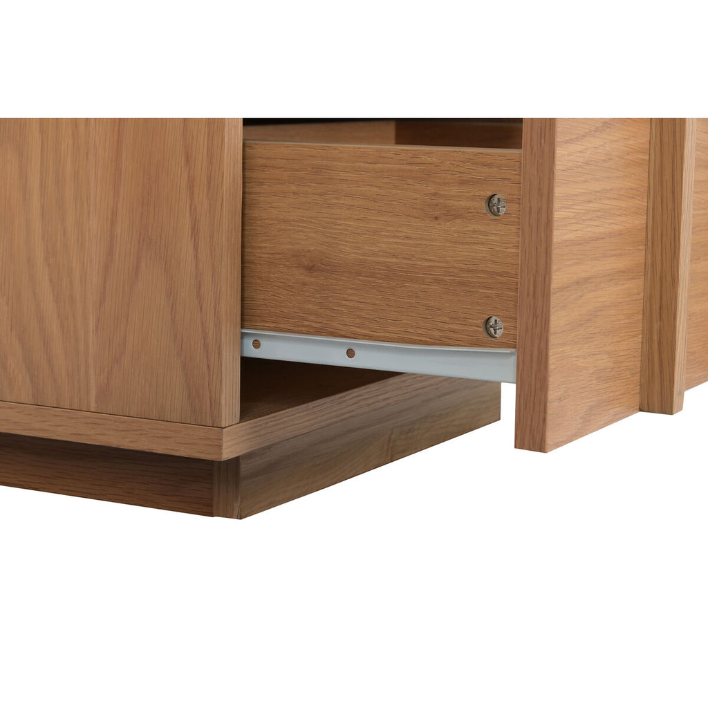 Mesita de noche de madera MDF, diseño moderno, 50 x 40 x 50 cm — imagen 5