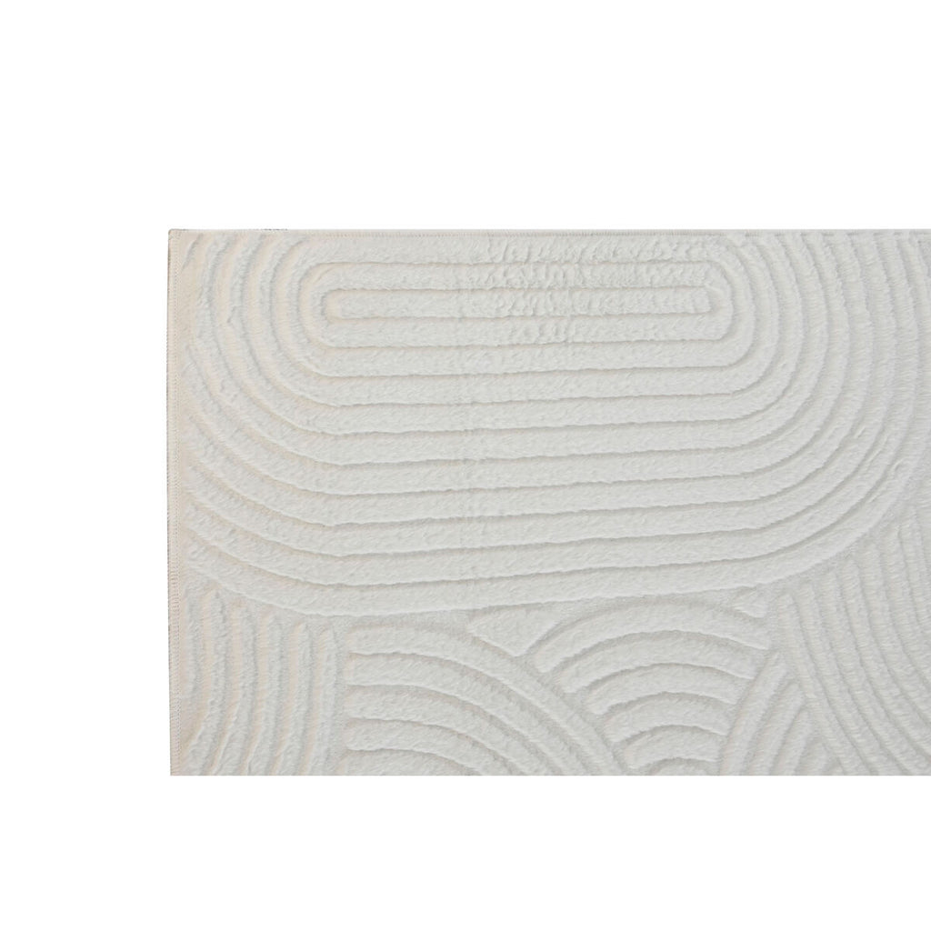 Alfombra antideslizante beige de poliéster, 200 x 300 cm — imagen 2