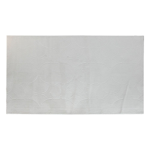 Alfombra antideslizante beige de poliéster, 200 x 300 cm