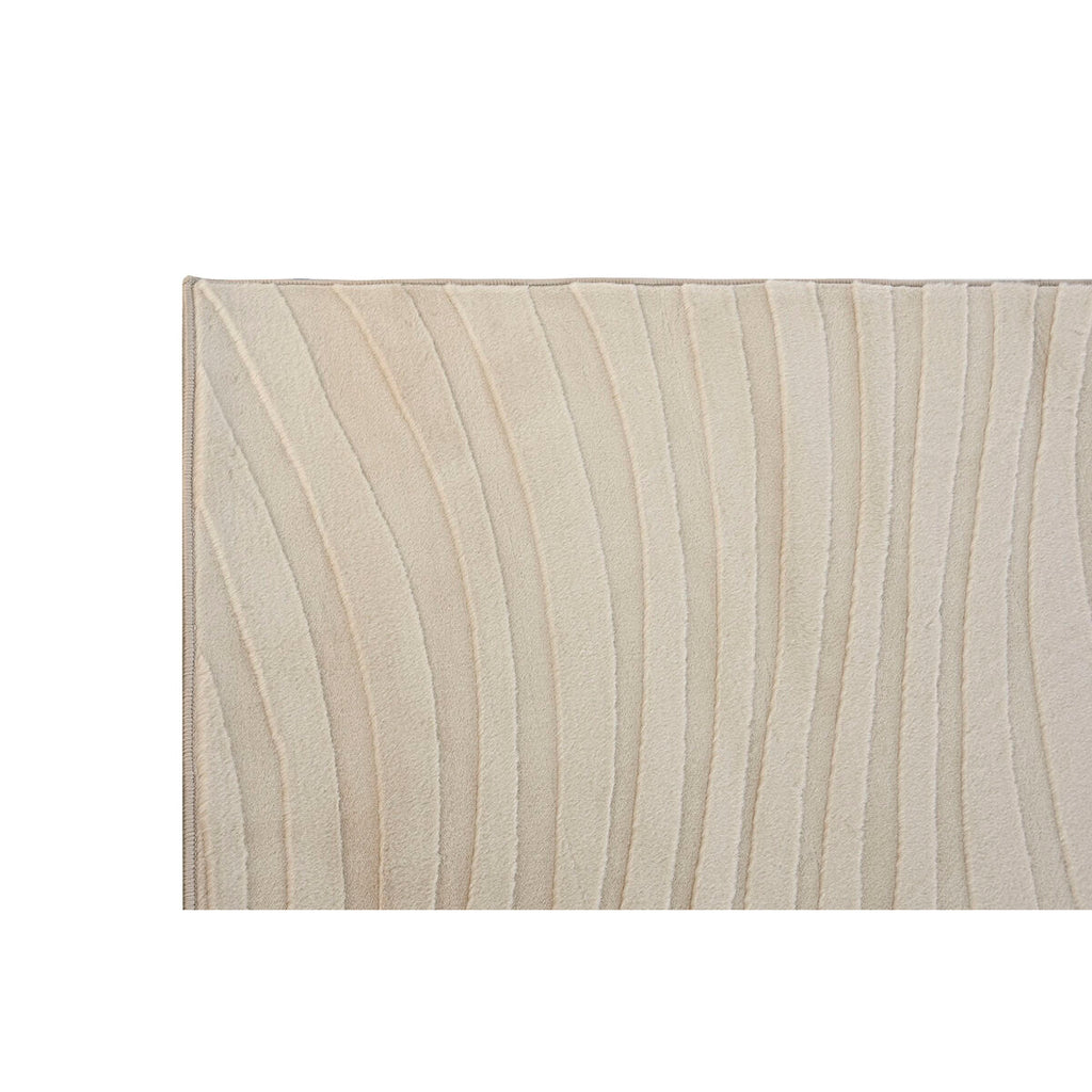 Alfombra antideslizante de poliéster beige, 200 x 300 cm — imagen 2