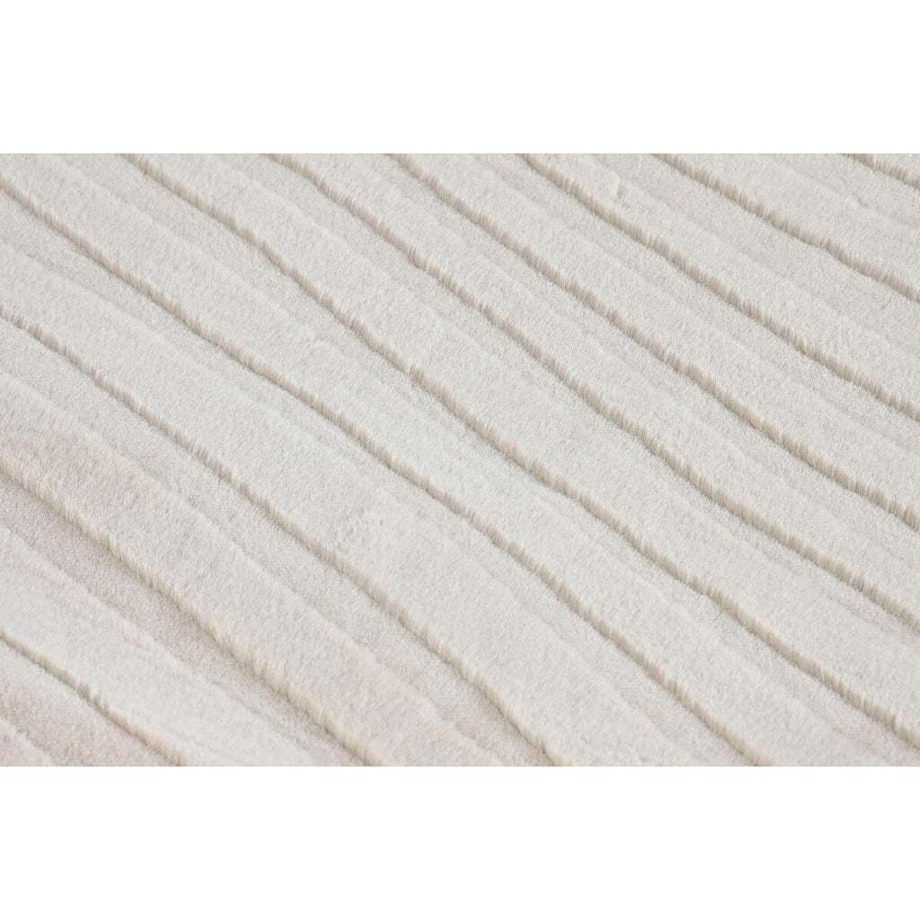 Alfombra antideslizante de poliéster beige, 200 x 300 cm — imagen 3